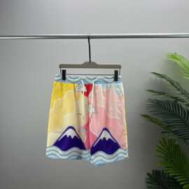 时尚潮牌欧货 ca夏季短裤沙滩裤男女同款 百搭休闲五分裤 内里网