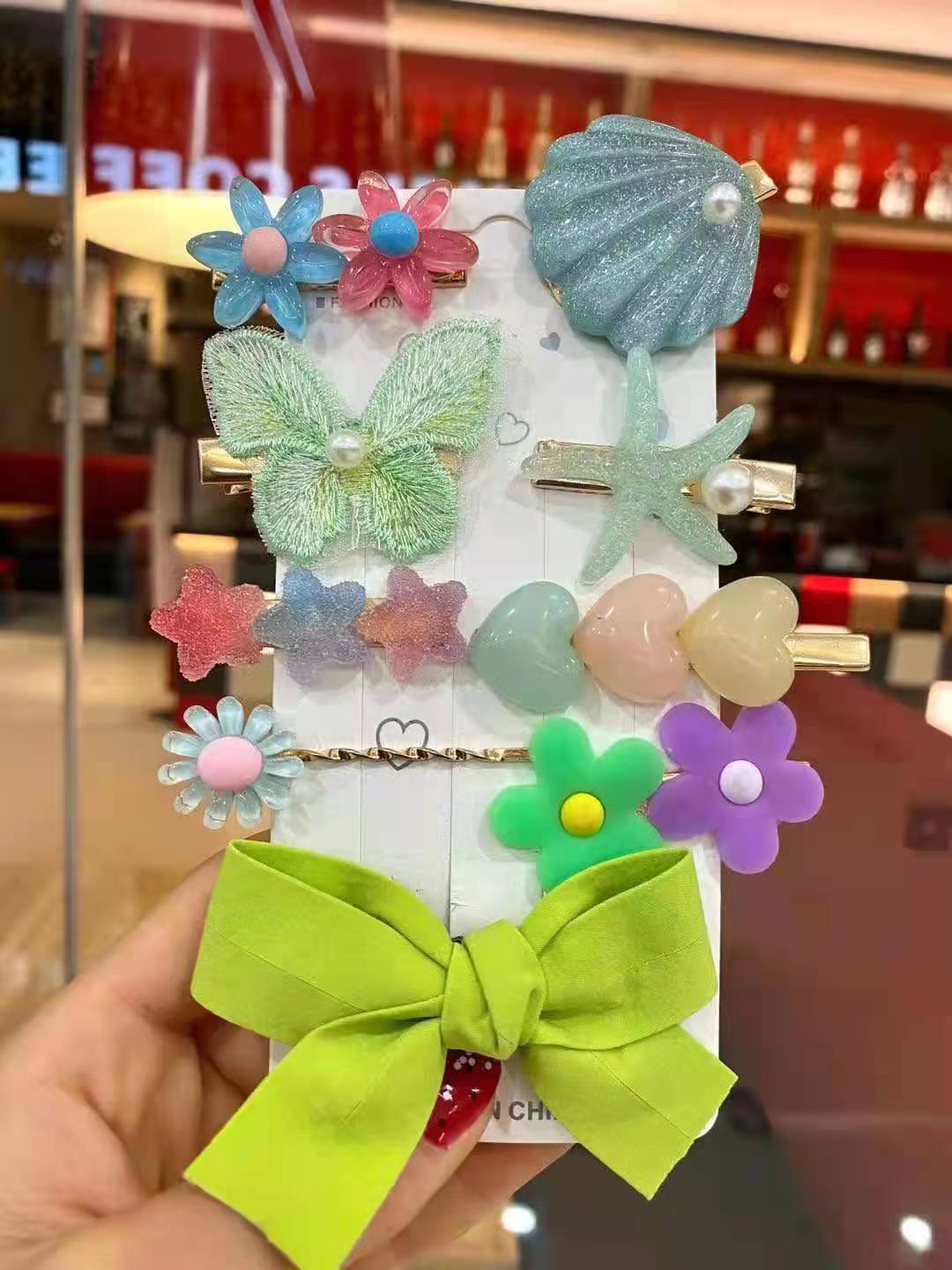 50g Weight Hair Clip Hair Accessories Type 1 Set Quantity Holiday, Daily Occasion Plastic Material Flower, Bow Knot Pattern All Seasons Season Girl'S Gender Cute, Simple Style Style Cute Simple Style Girl'S Flower Bow Knot Plastic Hair Clip 3