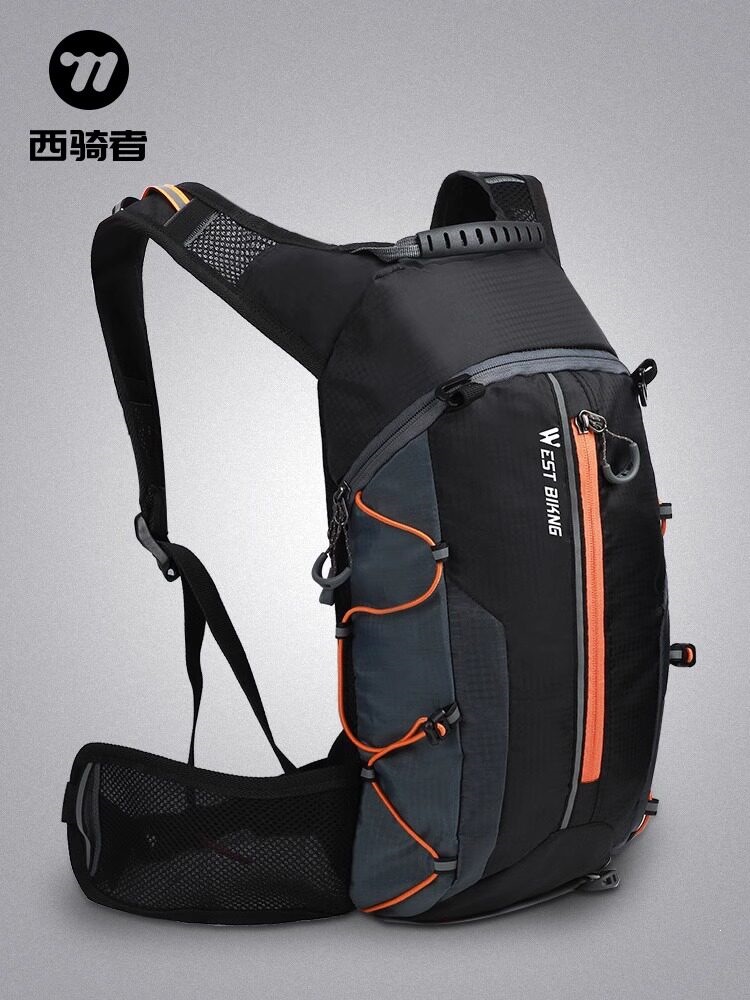 West Rider Cycling Backpack Road Bike Men's and Women's Outdoor Hiking Mountaineering Backpack Lightweight Casual Travel Bag