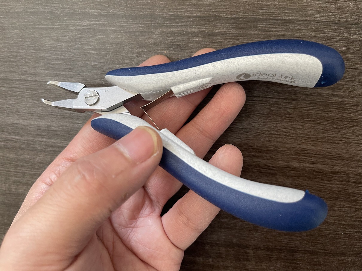 ideal-tek剪线钳ES5247 蓝色防静电剪线钳0.1-1.2mm