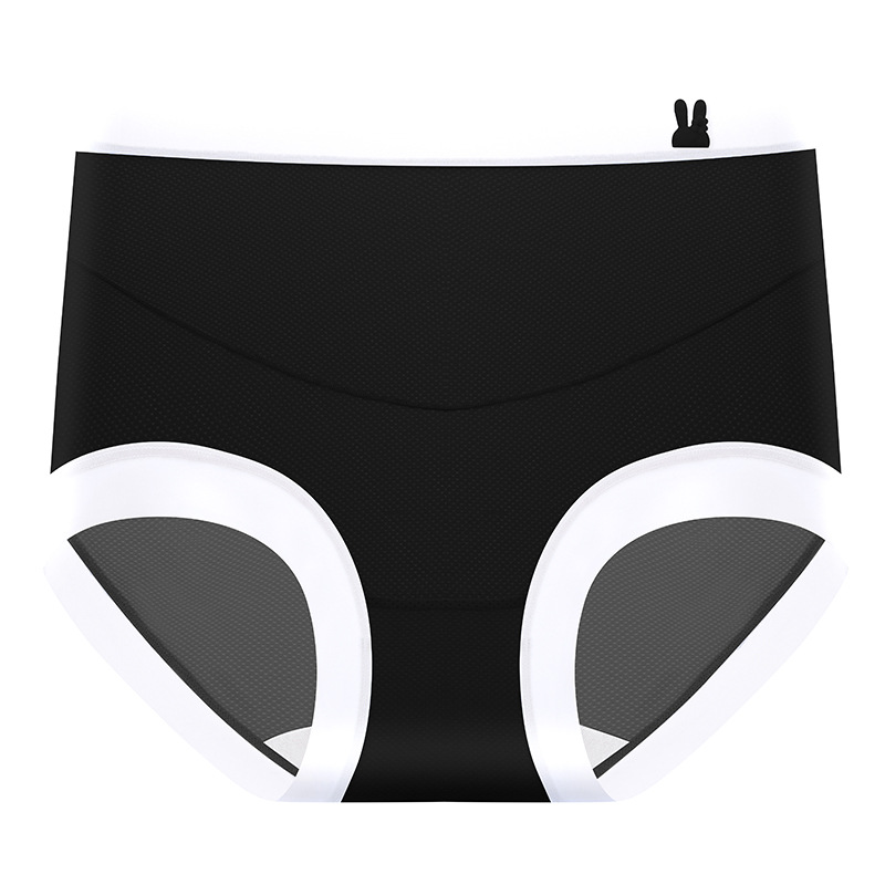 Ropa interior de maternidad entrepierna de algodón entrepierna de algodón entrepierna antibacteriana cintura alta soporte para el abdomen durante el embarazo medio y tardío seda de hielo delgada refrescante