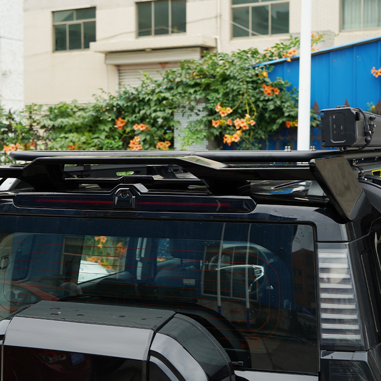Suitable for Jetour Traveler Sports Rear Spoiler, Special Mountain Sea T2 Top Wing, Fixed Wind Wing, Modified Sports Rear Spoiler