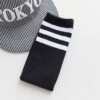 Velvet swan for elementary school students, football knee socks suitable for photo sessions for boys, mid-length