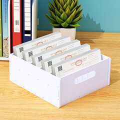 账单收纳票据收纳盒财务会计办公用品多层多格整理盒架单据分类盒