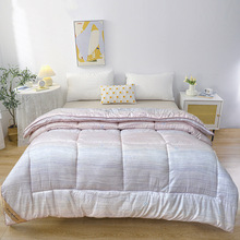 全棉冬被韩国员工宿舍学生棉被保暖棉加厚磨毛春秋被大豆纤维被芯