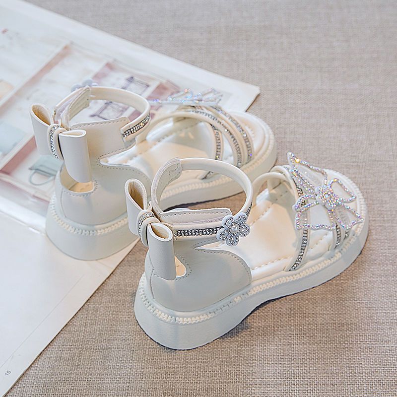 Сандалии, летняя нескользящая обувь для принцессы, подходит для подростков, мягкая подошва, в корейском стиле, оптовые продажи, Aliexpress