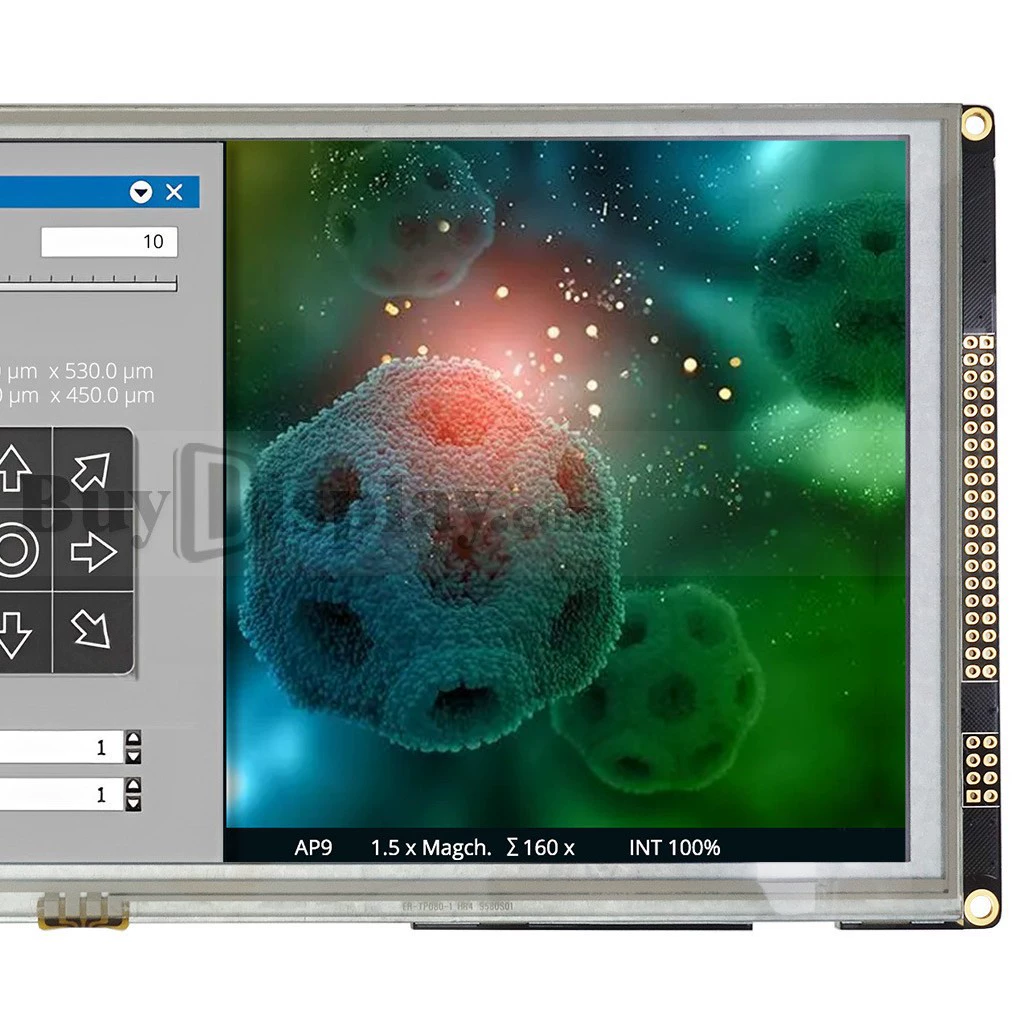 8-дюймовый TFT LCD цветной дисплей с платой управления LT7683/порты последовательной связи/можно использовать для воспроизведения