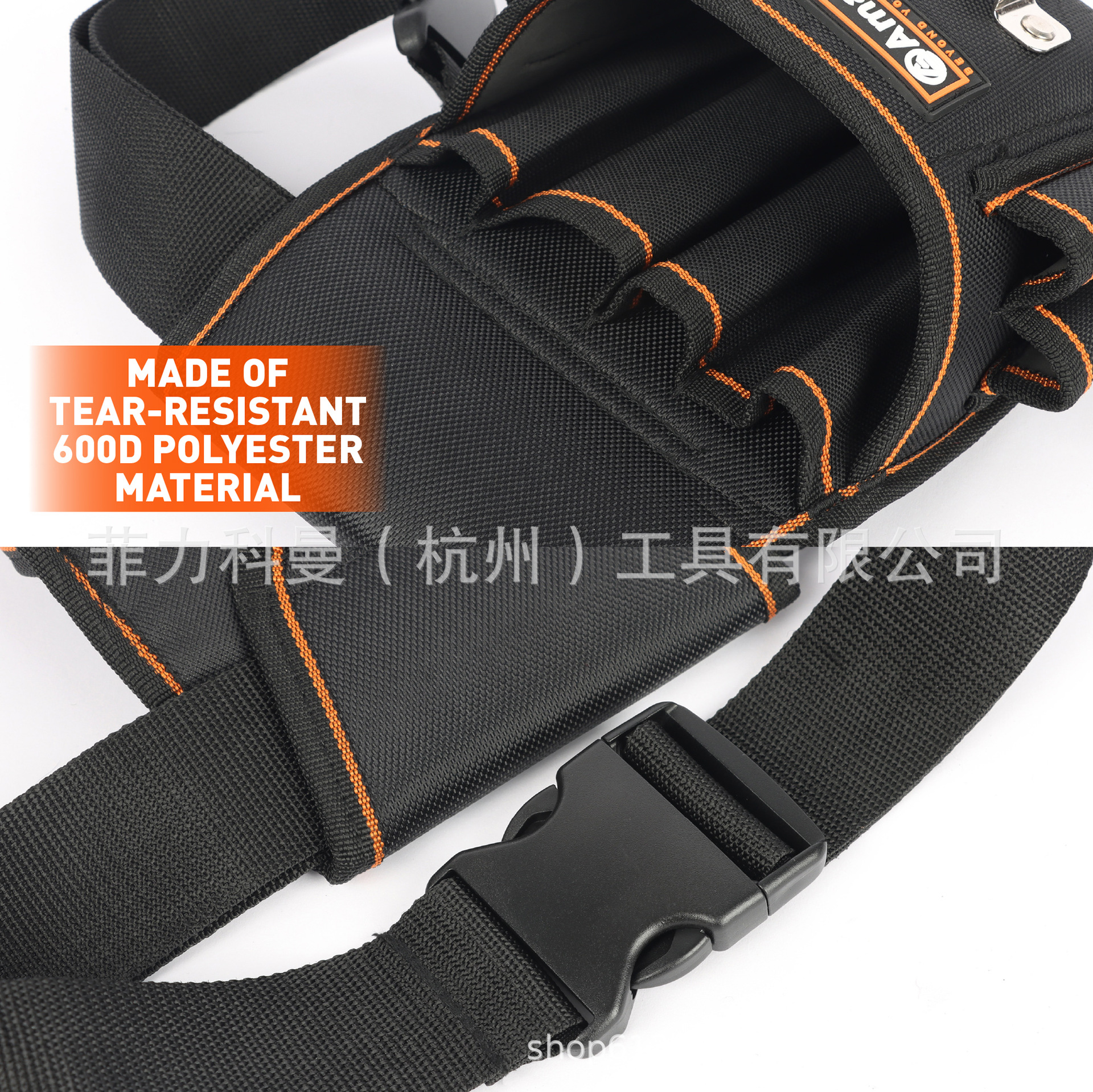 Riñonera de herramientas multifunción, acabado de herramientas multibolsillo duradero, almacenamiento portátil, fácil mantenimiento