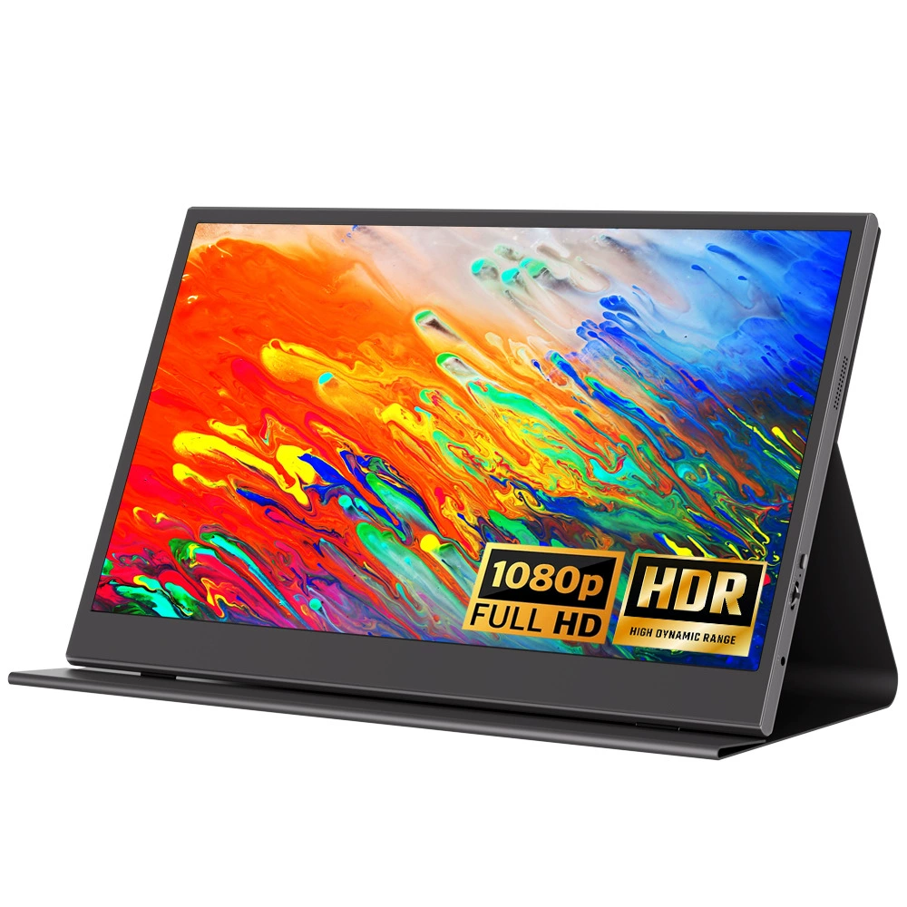 Горячая распродажа через границу 15.6inch портативный монитор HD с прямым подключением к расширению проекции экрана компьютера Switch