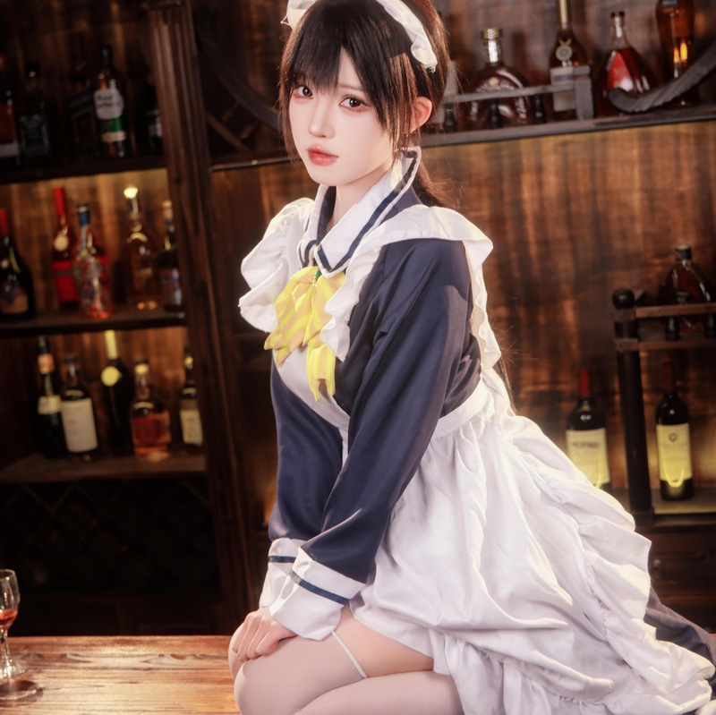Zaizi Sister Maid Costume Cosplay Full Set Outfit Starlight Cafe and Death Butterfly Main Character Natsume Four Seasons Cosplay Costume
