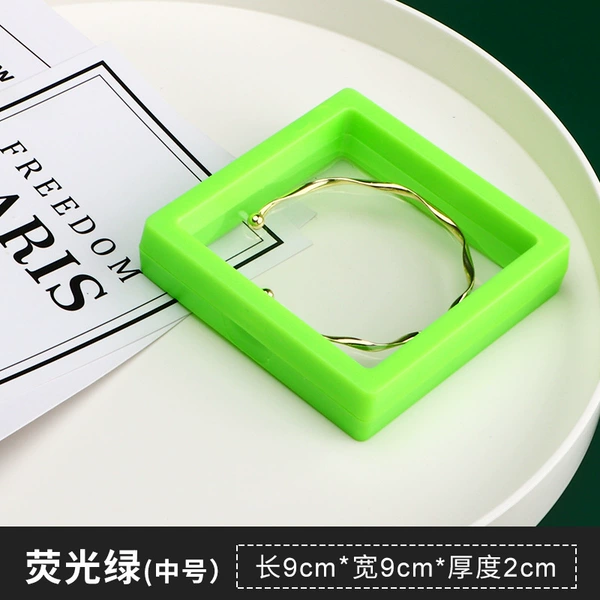 Fluorescent green medium size 5 pieces 9*9cm