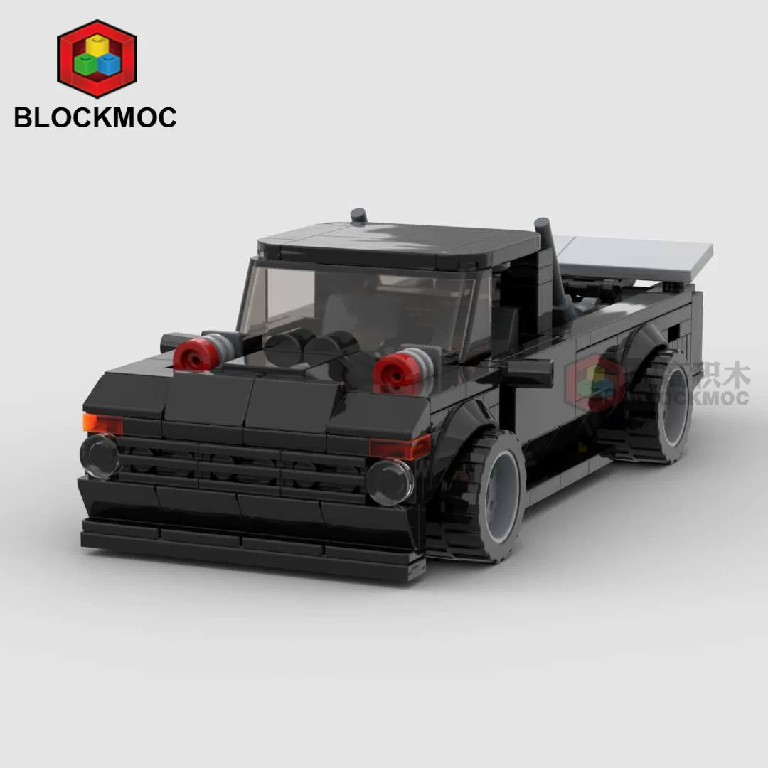 Гоночные конструкторы MOC совместимые с Lego Ford Hoonitruck Ultimate Tire Killer Journey