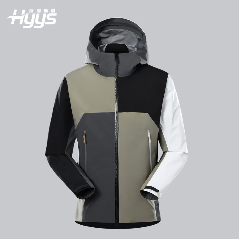 新型の色合わせ防風防水突撃服アウトドアスポーツの色合わせ登山服|undefined