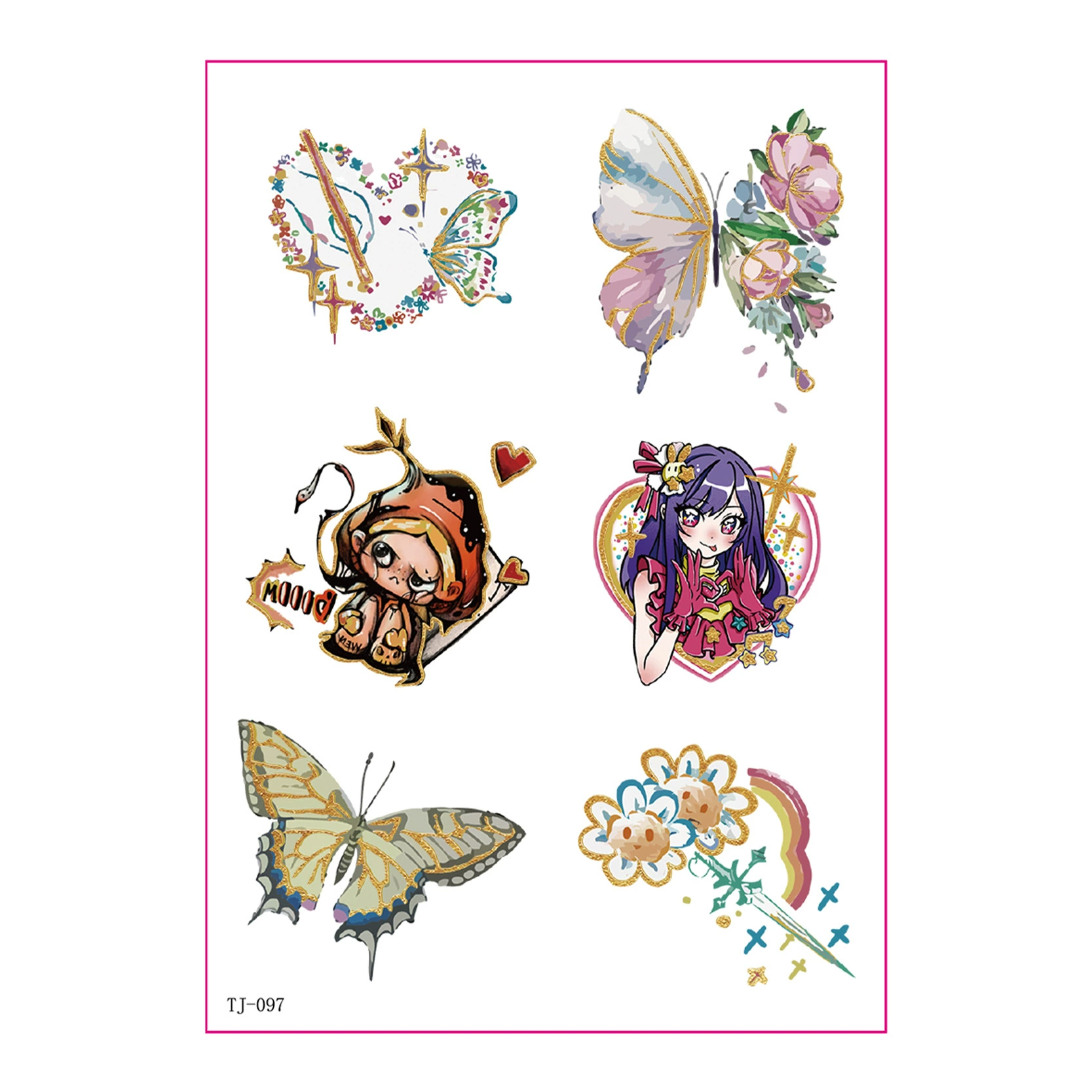 Trend waterproof tattoo stickers, new collection, high quality