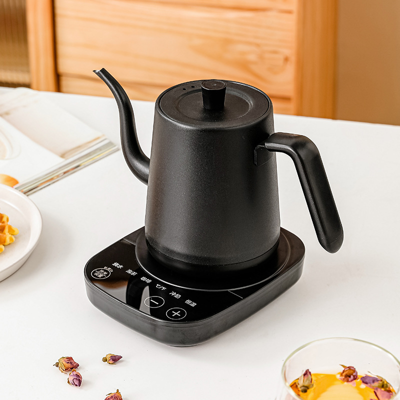 Control de temperatura hervidor de mano inteligente temperatura constante Hervidor eléctrico cuello de cisne boca delgada cafetera té cerveza olla de control de temperatura