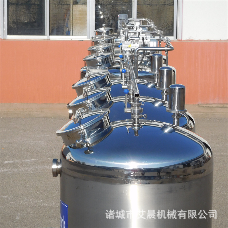 小型卧式发酵罐 液态奶加工设备 乳品巴氏杀菌罐 双罐牛奶灭菌机