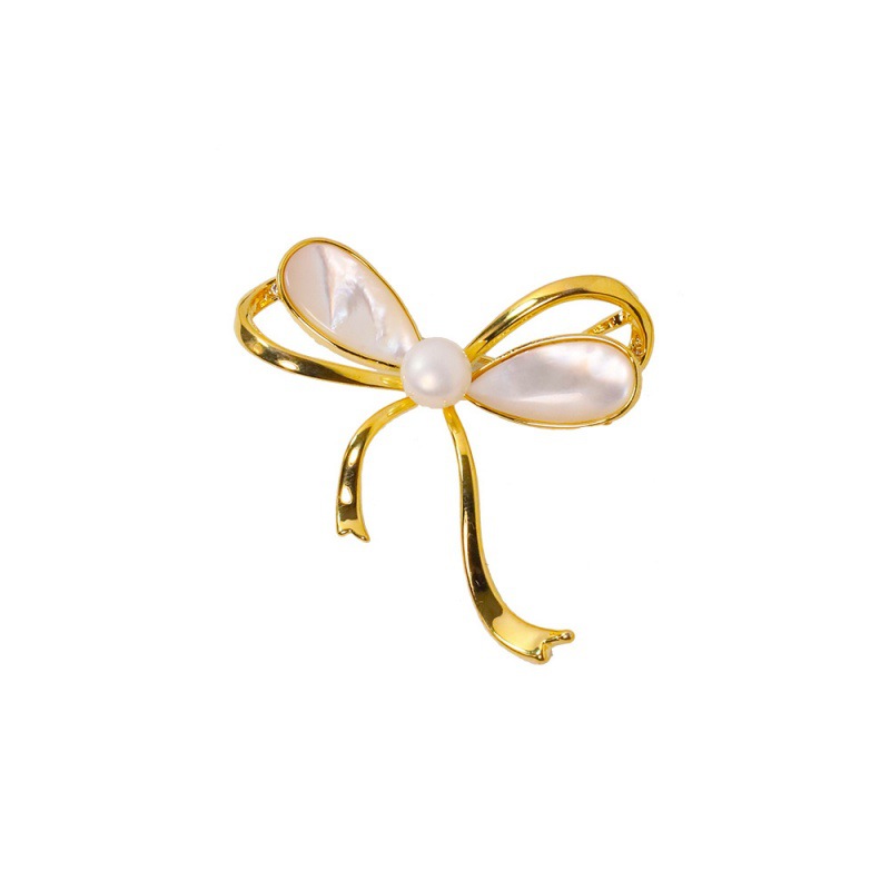 Broche de mariposa de alta calidad nicho mayorista de alta calidad broche elegante temperamento fijo ropa traje joyas de perlas