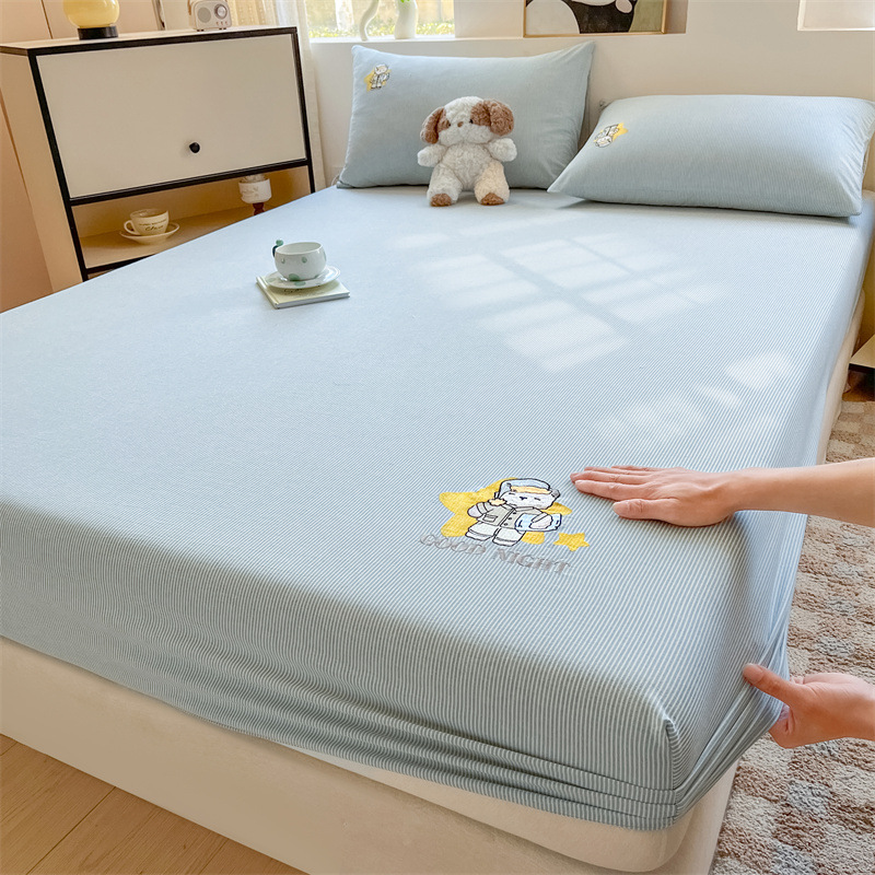 Colcha de algodón puro Colchón de algodón de una sola pieza Cubierta protectora Dormitorio de estudiantes Cama individual con todo incluido Cama individual 2025 Nuevo