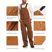 E 32723 Multi Pocket Duck Down Overalls ��ͷ��װ������
