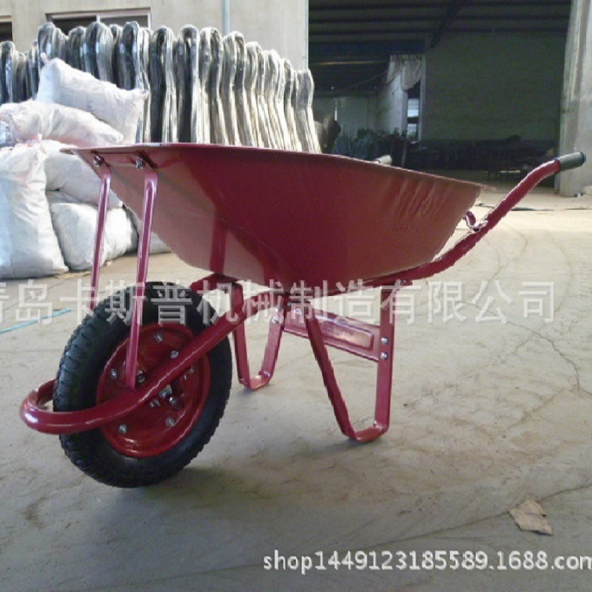 印度尼西亚独轮手推车，印尼手推车WB6407气态轮350-8.出口印尼车