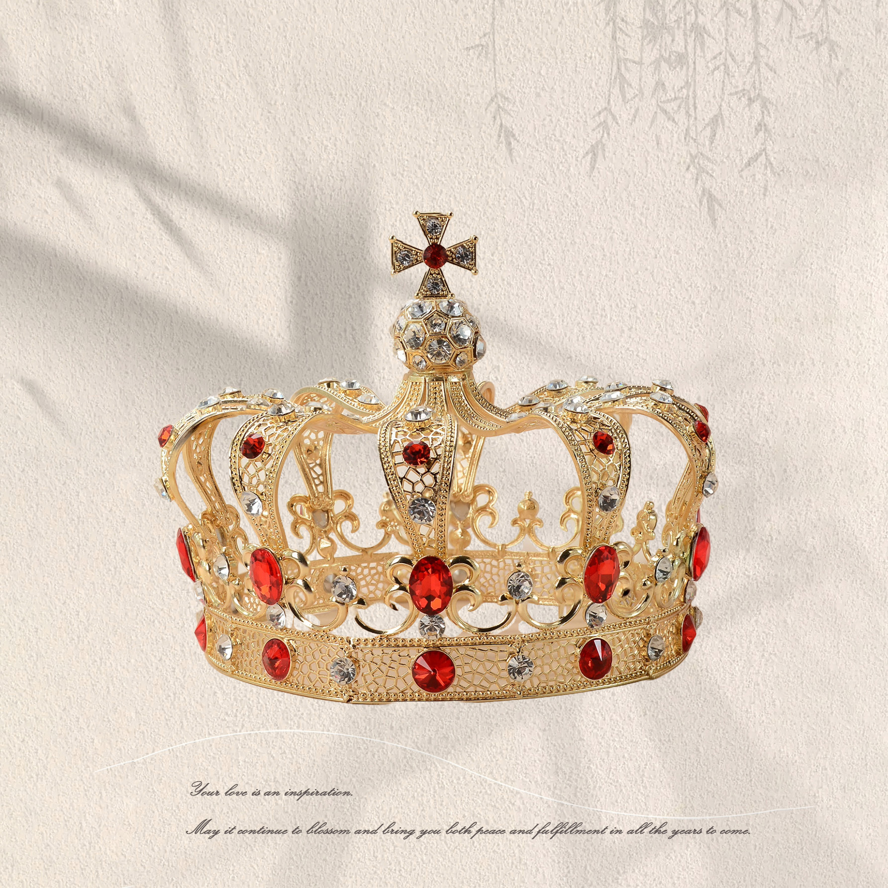 retro big crown for bride
