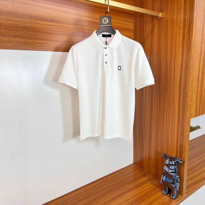 1.1 Correct Version 2026Blcg Moncler Mlb Miu Miu Fendi Lapel Polo Short Sleeve T-Shirt for Men and Women 1.1 Correct Version 2026Blcg Moncler Mlb Miu Miu Fendi Lapel Polo Short Sleeve T-Shirt for Men and Women