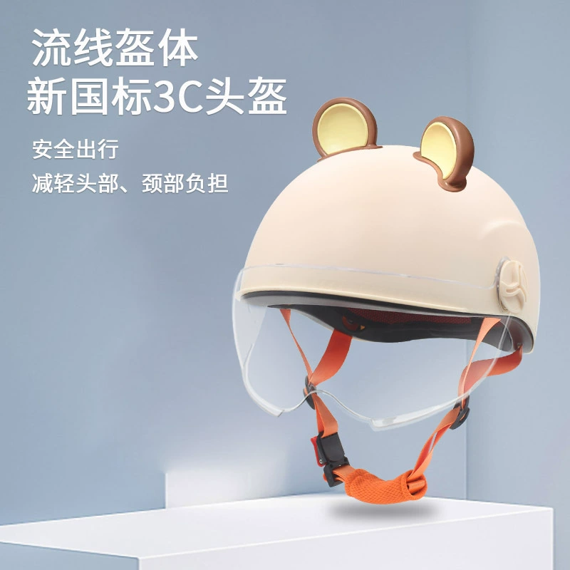 Сертифицированный 3C электрический мотоциклетный шлем, мужской и женский летний полушлем, батарейный женский четырехсезонный универсальный шлем для верховой езды