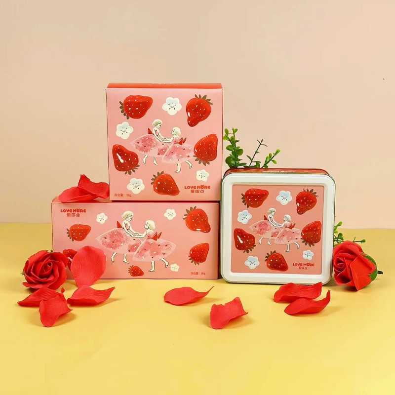 Love Dot Cocoa Butter Chocolate Filled Crispy Cakes, Internet Famous Wedding Celebration Handout Gift Box, Direct Manufacturer Sale