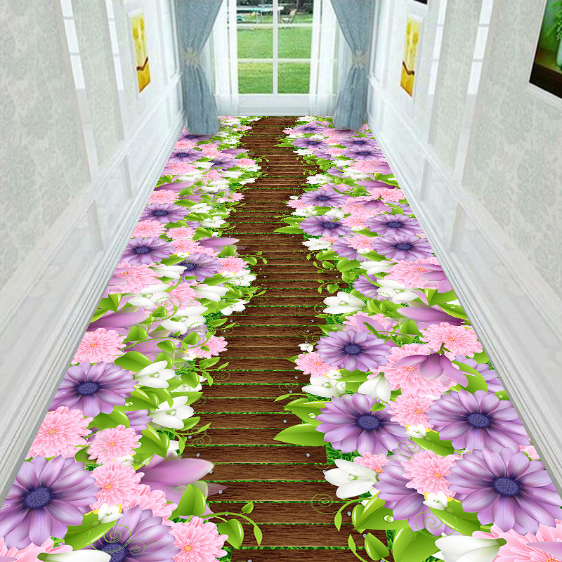 핑크 꽃 경로