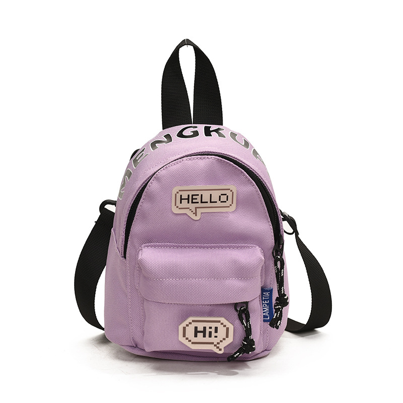 Mini bolso coreano para niños y niñas, letras extranjeras, insignia para bebés, bolso de cambio 2025, nuevo bolso para niños de comercio exterior