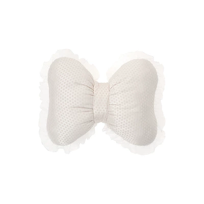 for All Seasons, Light Luxury, Seat cushion, seat cover - lace-polka-dot-waist-beige