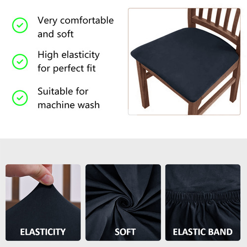 TEMU ready-to-ship chair cover dropshipping milk silk elastic stool cover cross-border best-selling stool cover SHEIN chair cushion cover