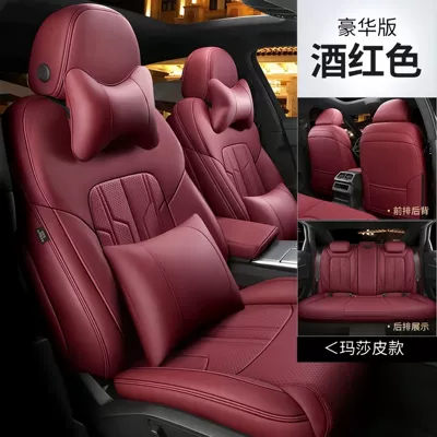 Modelə uyğun (Original) oturacaq örtükləri – covers for all seasons, full coverage - raffi-red-deluxe-edition-five-seater-nappa-leather-full-coverage-for-front-and-rear-rows
