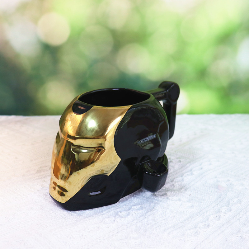 Taza de Cerámica de la Serie Marvel, Avengers, Star Wars, Iron Man, Batman, Yoda