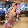 With bow, short, purple