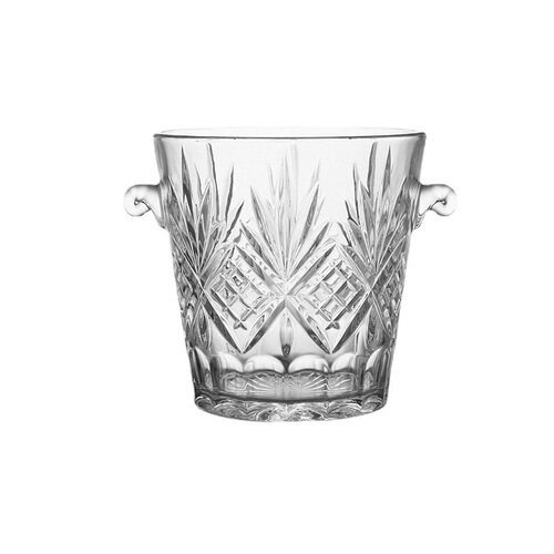 king crystal portable glass ice bucket home wine KTV iced small European ice bucket ice bucket