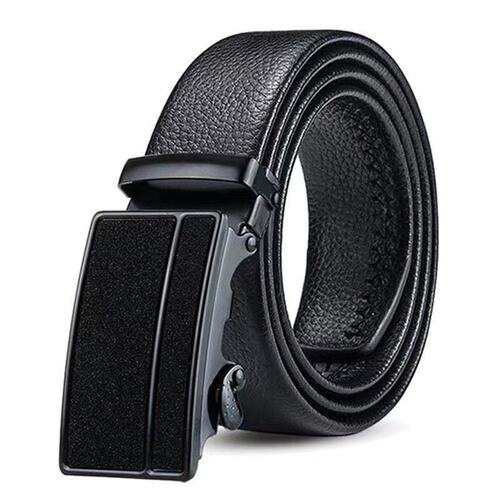 Belts for men wholesale business casual automatic buckle litchi pattern belt men's street stall supply pants belt manufacturer