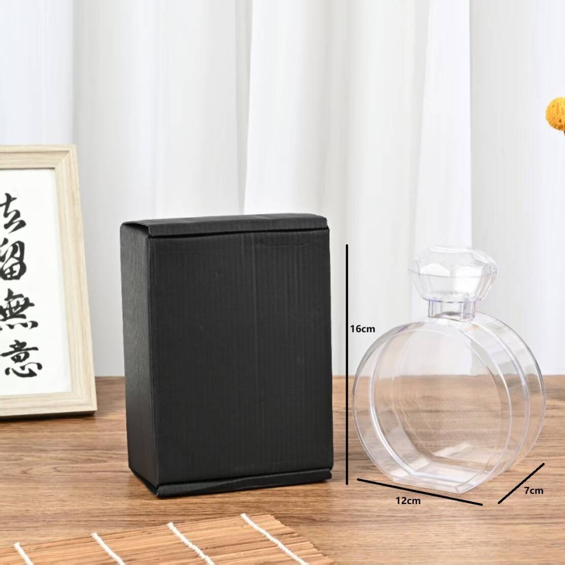 クリスマスボール高透明アクリルボール中空ボールホリデーデコレーションギフトクリエイティブボールプラスチックボール不滅の花ハンギングボール