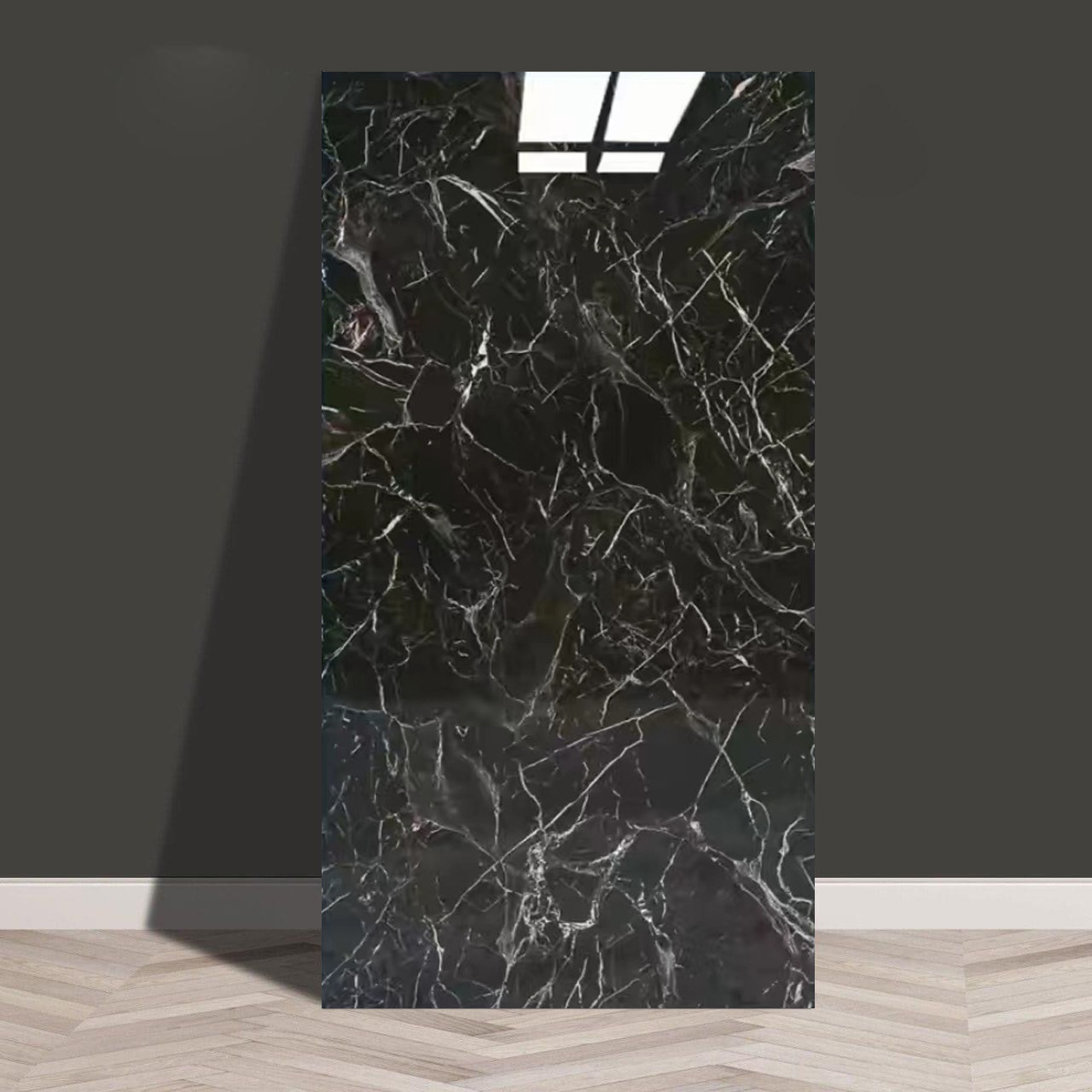Baldosas de mármol transfronterizas autoadhesantes pegatinas de pared decorativas cocina gruesa baño renovación impermeable a prueba de aceite