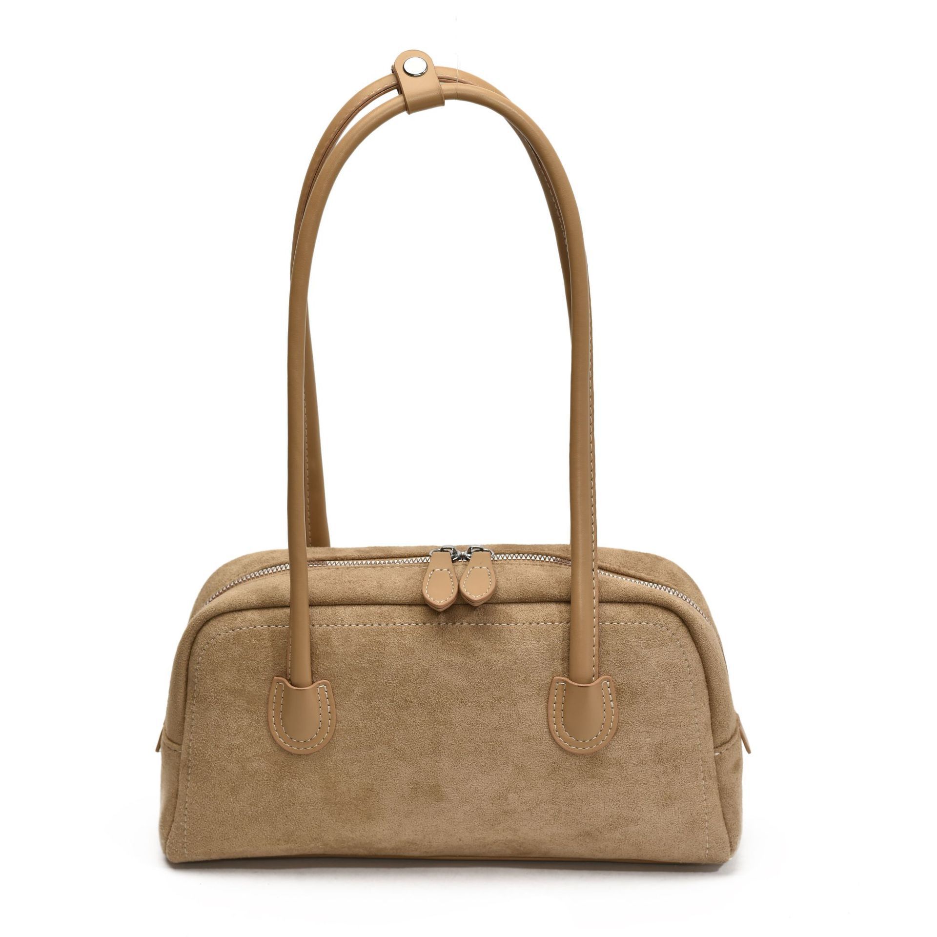 Suede Look Soft East West Shoulder Bag 50