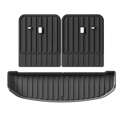 Specialized Kia Sorento 6-Seater Universal Foot Pad - style-1-lhd-left-hand-drive-pure-fuel-version-21-25-years-sorento-6-seater7-seater-pure-oil-version-third-row-seat-back-cushion-trunk-all-tpe-special-car