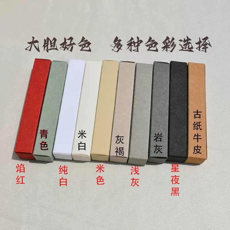 特种纸香水包装现货 环保纹理10ml香水小样包装盒 可印刷烫金击凸