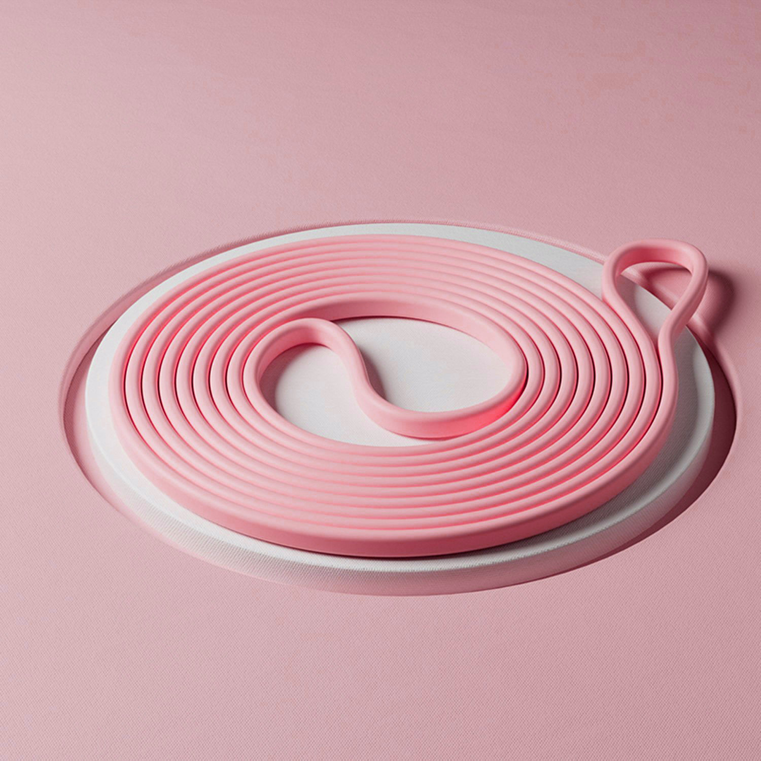 Silicona Fitness Banda elástica para mujer Yoga Resistencia Entrenamiento de fuerza Banda de tracción de estiramiento Dombed