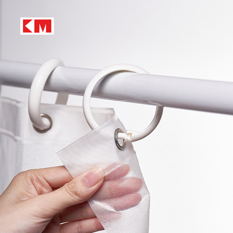 Curtain Rings, Silent Rings, Accessories for Roman Rods, Thickened Shower Curtain Rings, Curtain Hooks