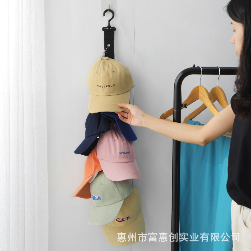 Colgando sombrero de almacenamiento artefacto dormitorio buenas cosas pegajoso Entrada de pared entrada armario clip enarbolado tapa de almacenamiento gancho rack