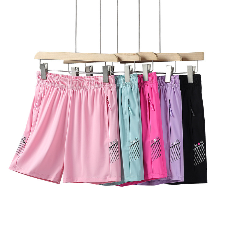 2026 Summer New Style Ice Silk Shorts for Women, Sports Loose Quick-Drying Shorts for Women, Casual Quick-Drying Thin Style for Women Wholesale