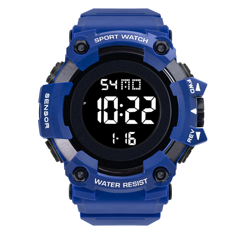 Comercio exterior Popular Deportes al aire libre reloj electrónico de los hombres Estudiante Adulto multifunción alarma luminosa moda reloj electrónico