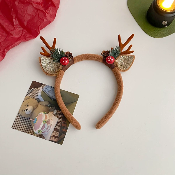2#Coffee color-mushroom pine branches