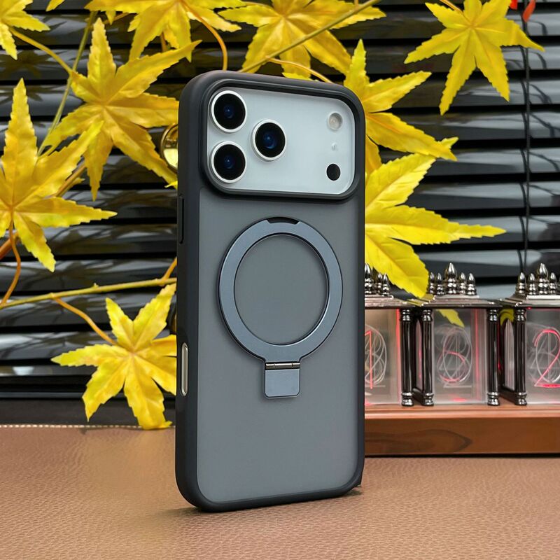 适用iPhone17Promax 防摔不发黄2.0亚克力透明磁吸支架手机壳17|undefined