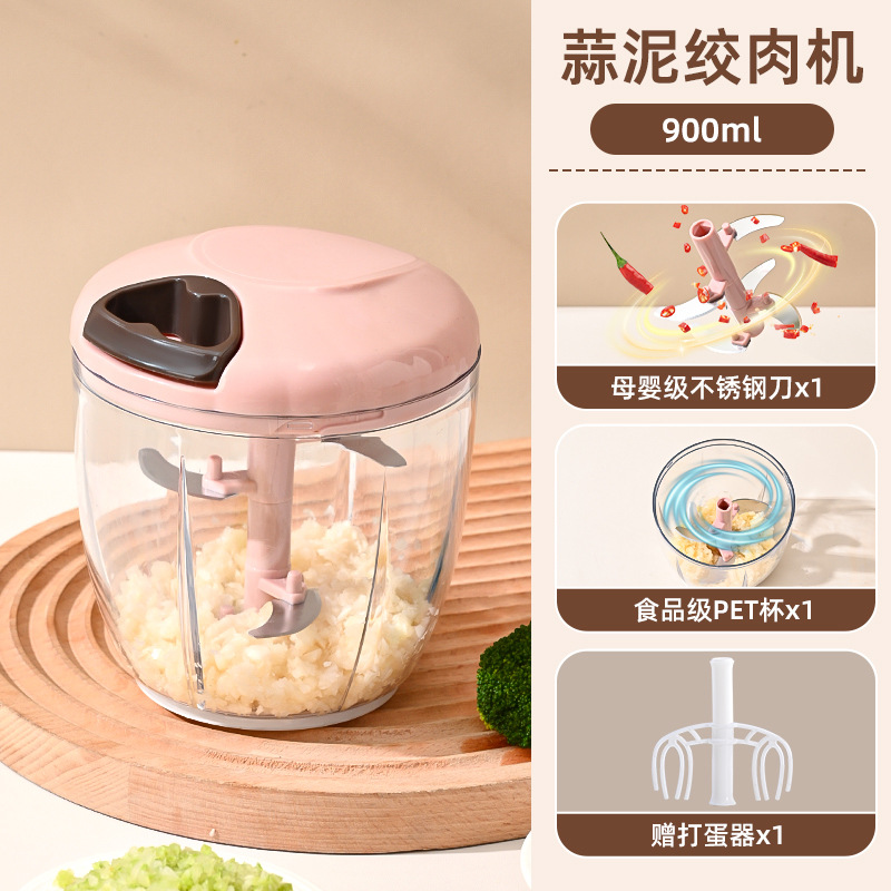 Arteque de ajo, removedor de ajo manual, mini machacador de ajo de cocina, machacador de ajo, cerdo con ajo, suplemento alimenticio, máquina de cocción pequeña